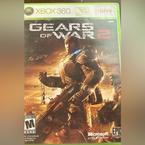 XBOX 360 Live Gears Of War 2 Game - Picture 1 of 3